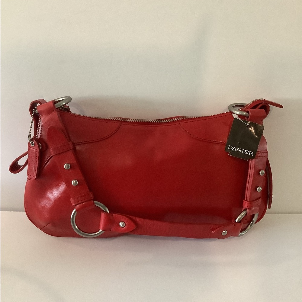 Danier Poppy Red leather bag